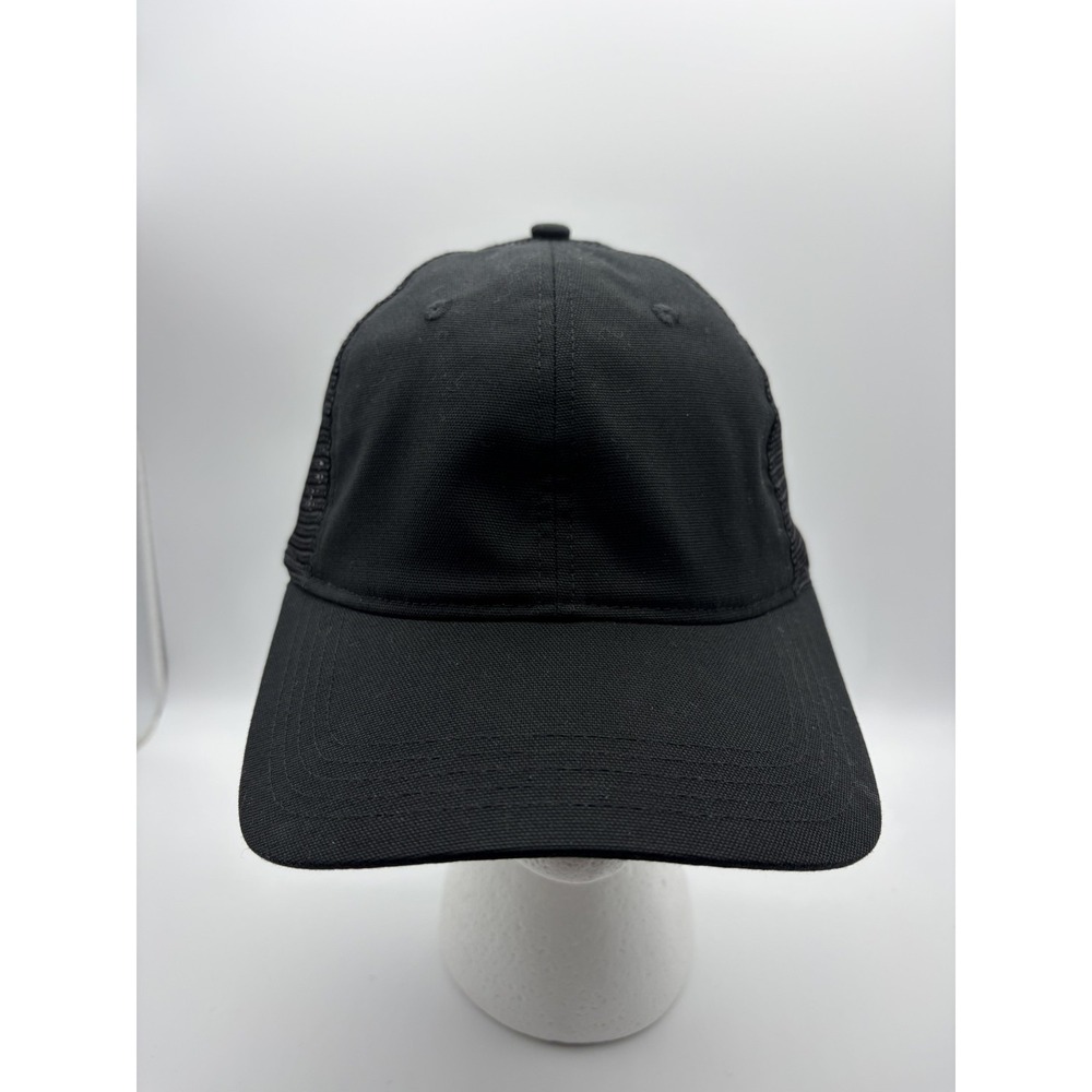 Carhartt Black Trucker Hat Snapback Mesh One Size Mens Workwear
